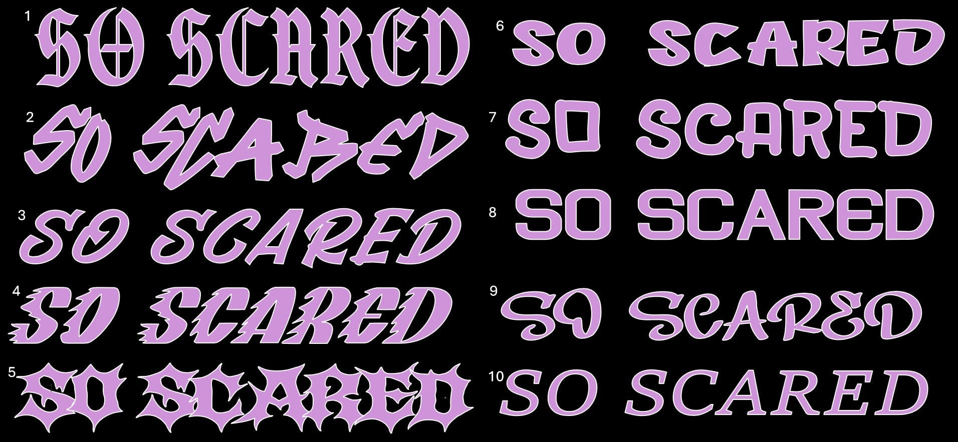 So Scared Stickers